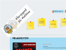 Tablet Screenshot of pfarrjugend.sanktmatthias.de